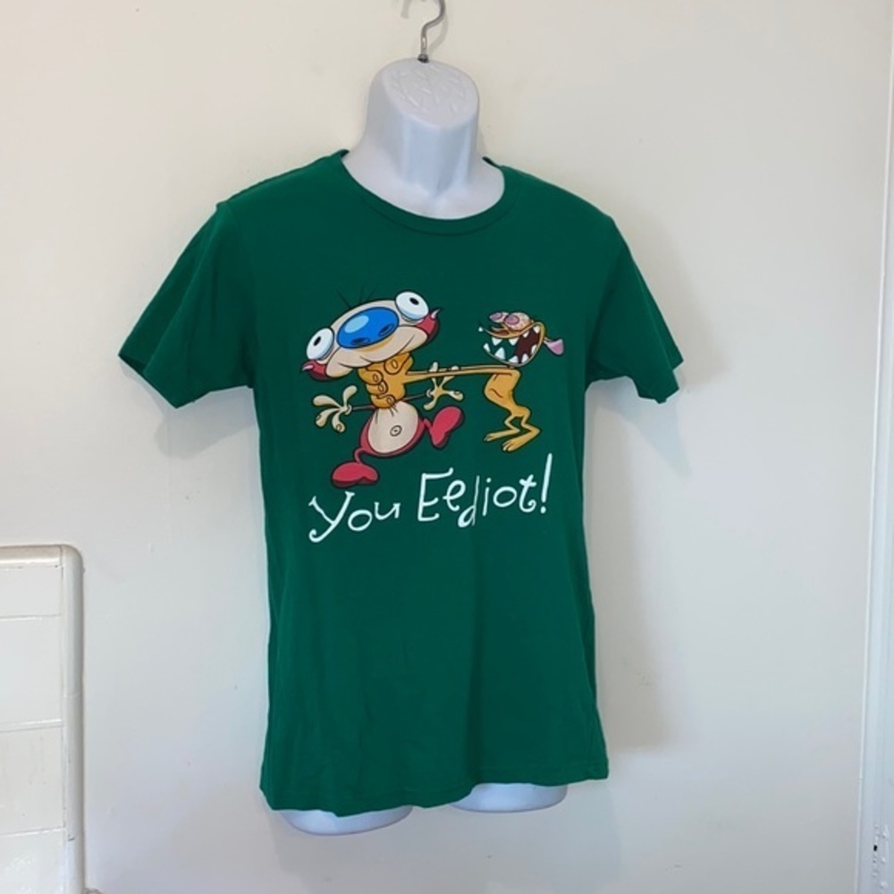 Unisex Nickelodeon Ren & Stimpy “ You Eediot” Graphic Tee - Picture 3 of 8